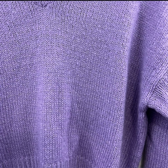 BP - Nordstrom Purple Veronica Knit Sweater Size L - Picture 4 of 9